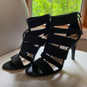 NINE WEST | 4-inch Black Strap Heels